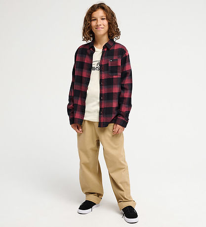 Quiksilver Skjorte - Motherfly - Oxblood Red