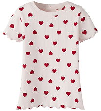 Name It T-shirt - Hulmønster - NmfHilary - Mauve Morn