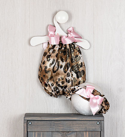 Asi Dukke - 32 cm - Lily The Bulldog - Jubilæumsudgave - Leopard