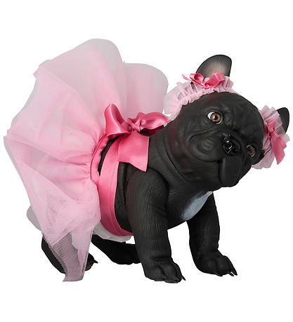 Asi Dukke - 32 cm - Lily The Bulldog - Jubilæumsudgave - Pink Tu