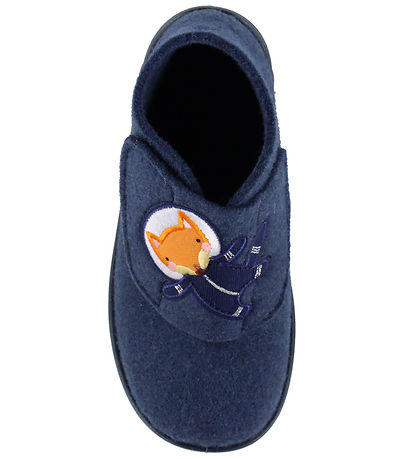 Superfit Hjemmesko - Uld - Happy Octi - Blue