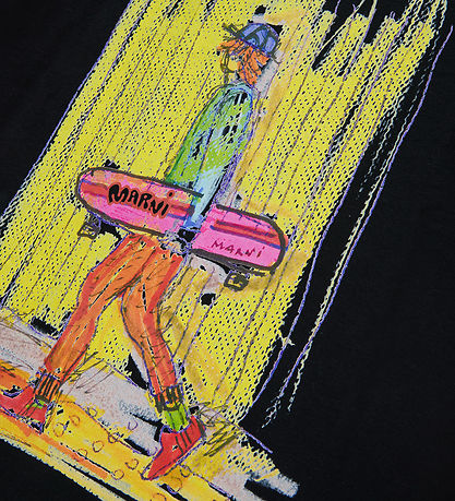 Marni T-shirt - Sort m. Print