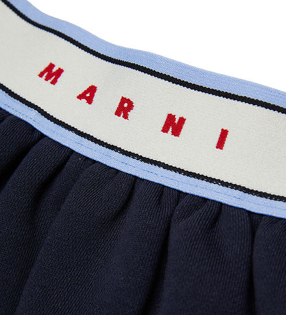Marni Nederdel - Sweat - Dark Sea Blue
