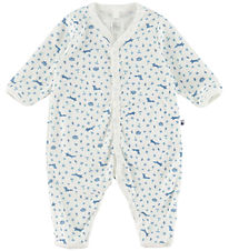 Petit Bateau Heldragt - Dors Bien Sans Pieds - Marshmallow/Bleu