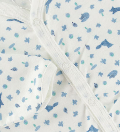 Petit Bateau Heldragt - Dors Bien Sans Pieds - Marshmallow/Bleu