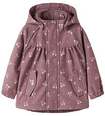 Name it Softshell Jakke - NmfAlfa08 - Wisful Mauve/Heart Bow