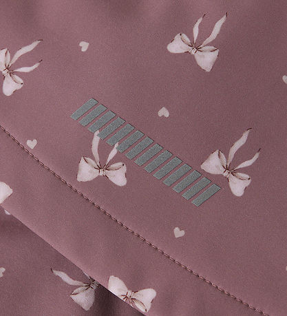 Name it Softshell Jakke - NmfAlfa08 - Wisful Mauve/Heart Bow