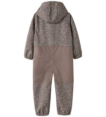 Name it Softshelldragt m. Fleece - NmfAlfa08 - Brown Lentil/Flow