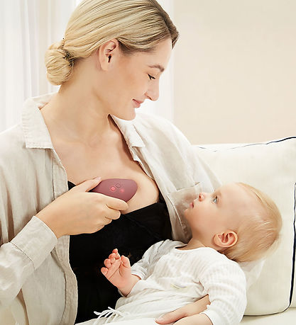 Momcozy Amme-Massager - Varmende Og Vibrerende Enkeltpakke Amme-