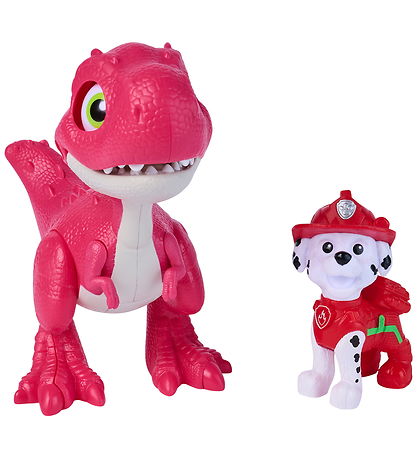 Paw Patrol Figurer - Roaring Pup Pals - Marshall - Dino-filmen