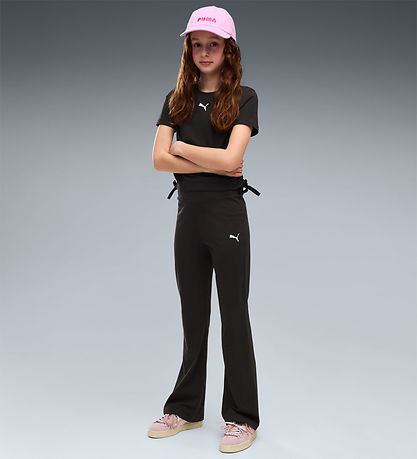 Puma Leggings - Ess High-Waist Flared Leggings - Sort
