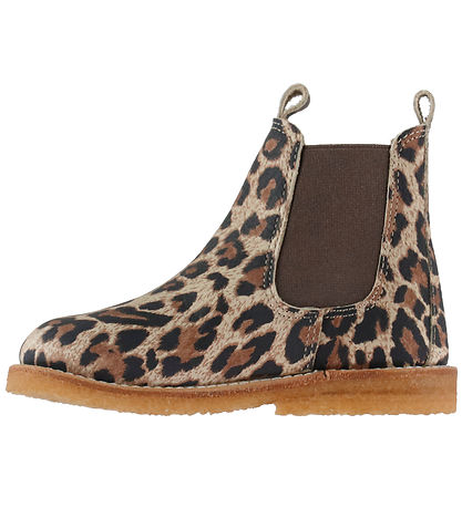Angulus Støvler - Chelsea - Beige Leo/Brown
