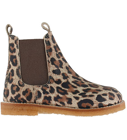 Angulus Støvler - Chelsea - Beige Leo/Brown