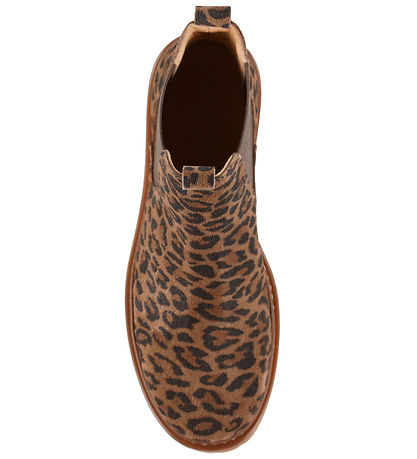 Angulus Støvler - Chelsea - Leopard/Brown Elastic