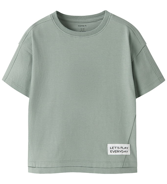 Name It T-shirt - NmmLeonardo - Green Milieu