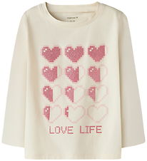 Name It Bluse - NmfLaraine - Antique White