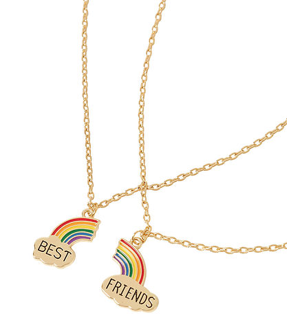 Name It Halskæde - 2-pak - Nmflfrieds - Gold Colour