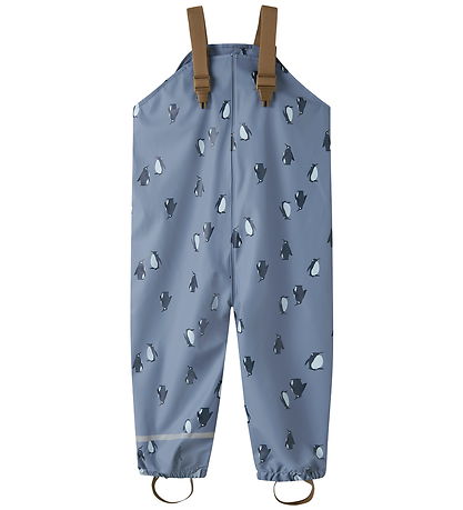 Name It Regntøj m. Seler - NmmDry10 - AOP - Country Blue