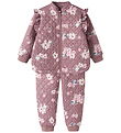 Name It Termotøj m. Fleece - Quiltet - NmfMoon - Wistful Mauve/B