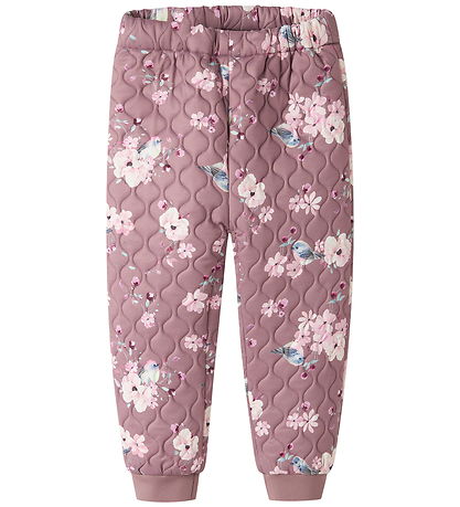 Name It Termotøj - Quiltet - NmfMoon - AOP - Wistful Mauve/Bird