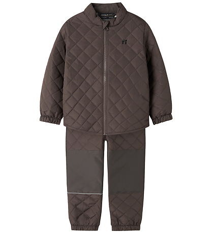 Name It Termosæt - Quiltet - Noos - NmnChilly - Seal Brown