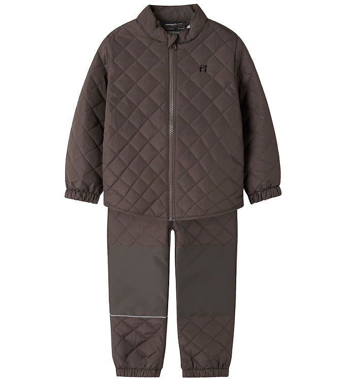 Name It Termosæt - Quiltet - Noos - NmnChilly - Seal Brown