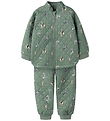 Name It Termotøj m. Fleece - Quiltet - NmmMoon -  Laurel Wreath 