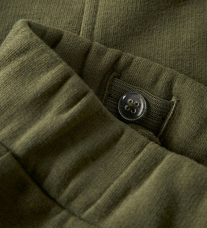 Lil' Atelier Sweatpants - Loose - NmmIlondon - Winter Moss