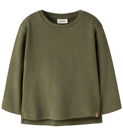 Lil' Atelier Sweatshirt - Loose - NmmIlondon - Winter Moss