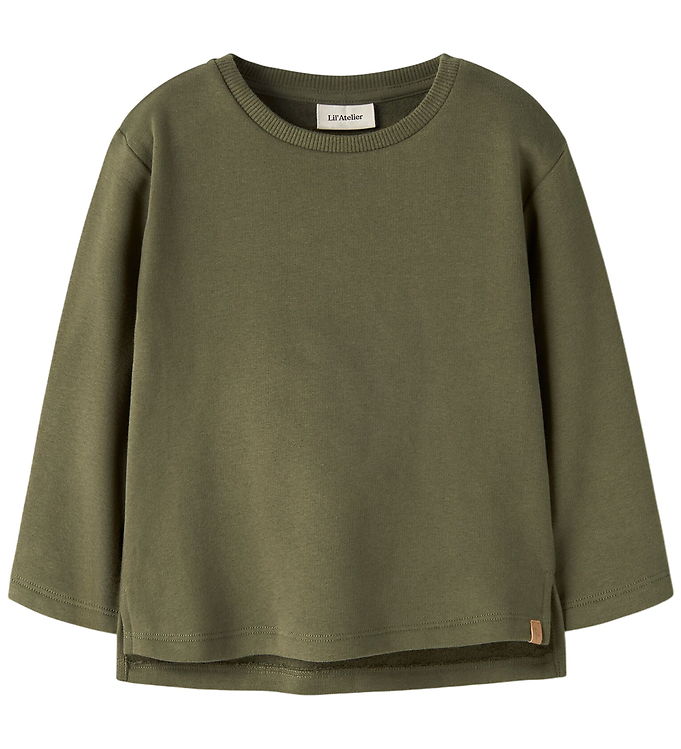 Lil' Atelier Sweatshirt - Loose - NmmIlondon - Winter Moss