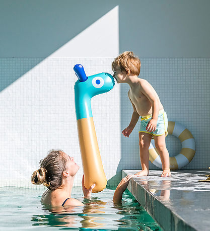 Quut Oppusteligt Badedyr - 85 cm - Noodle Head - Giraf