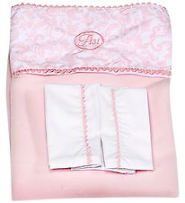 Asi Dukkesengetøj - 70x47 cm - Hvid/Rosa