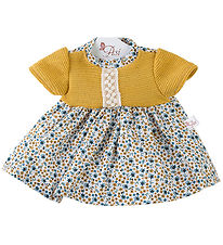 Asi Dukketøj - 36 cm - Guille - Blue/Mustard Flowers