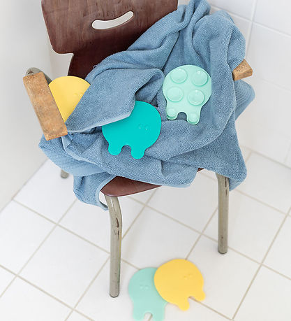 Quut Badelegetøj - 8 Dele - Grippi - Jellyfish - Minty Yellow