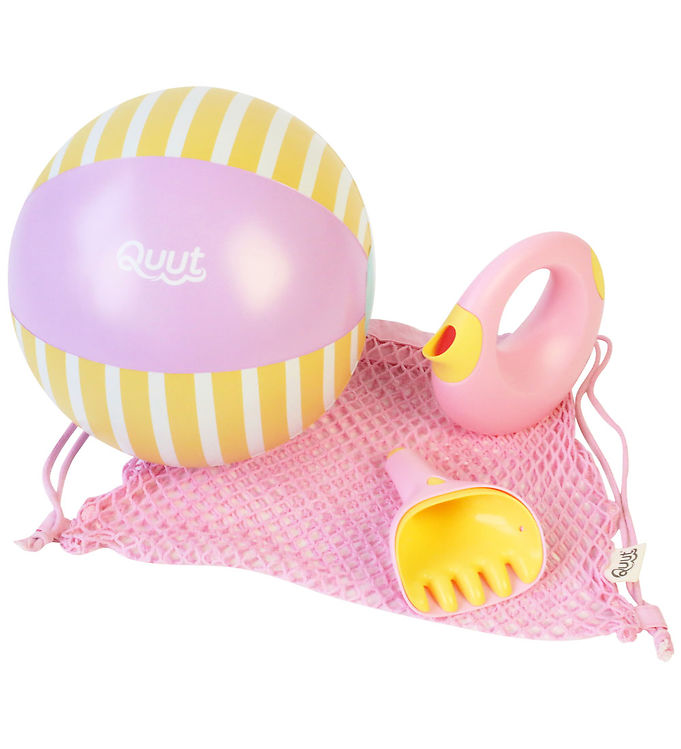 Quut Strandsæt - 3 Dele - Banana Pink