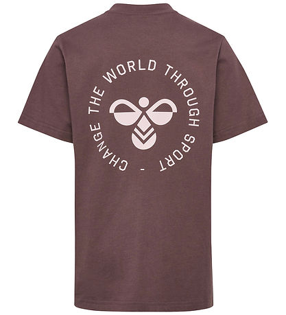 Hummel T-shirt - HmlJR - Black Plum