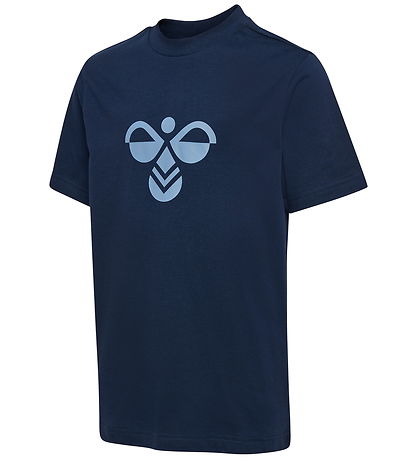 Hummel T-shirt - HmlJR - Dress Blue/Flint Stone