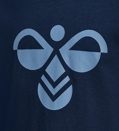 Hummel T-shirt - HmlJR - Dress Blue/Flint Stone