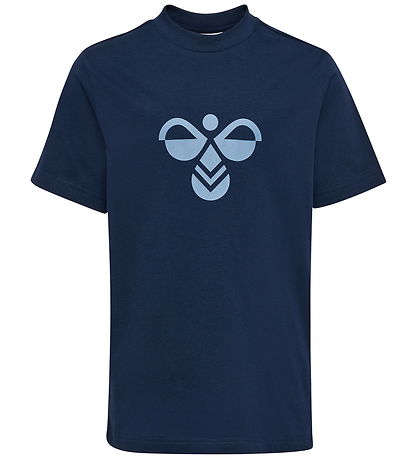 Hummel T-shirt - HmlJR - Dress Blue/Flint Stone