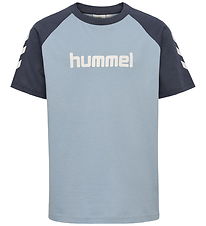 Hummel T-shirt - HmlJR - Dusty Blue