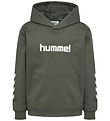 Hummel Hættetrøje - HmlJR - Castor Gray