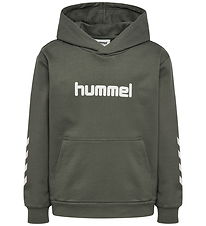 Hummel Hættetrøje - HmlJR - Castor Gray