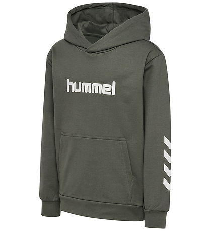 Hummel Hættetrøje - HmlJR - Castor Gray