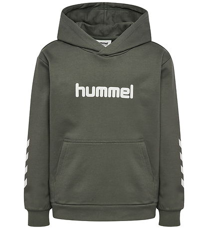 Hummel Hættetrøje - HmlJR - Castor Gray
