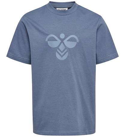 Hummel T-shirt - 2-pak - HmlJR - Dress Blues/Flint Stone