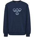 Hummel Sweatshirt - HmlJR - Dress Blue/Flint Stone