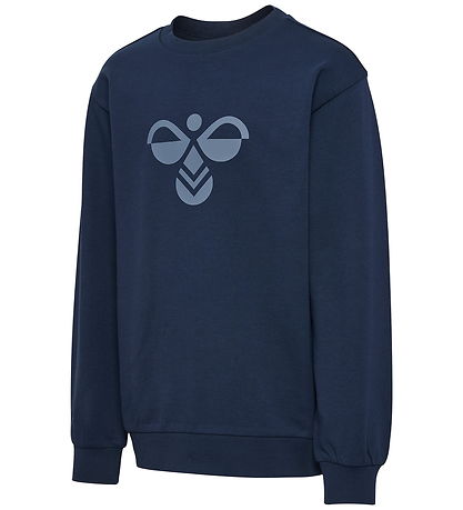 Hummel Sweatshirt - HmlJR - Dress Blue/Flint Stone