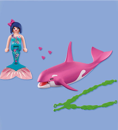 Playmobil Fantasy & Magic - Orca With Mermaid - 72106 - 7 Dele