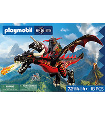 Playmobil Knights - Black Dragon - 72114 - 18 Dele