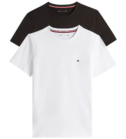 Tommy Hilfiger T-shirt - 2-pak - White/Black